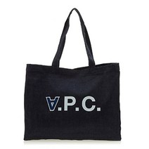아페쎄 [명품]APC 로고 프린팅 데님 토트백 COCSX M61684 IAI COCSXM61684IAI