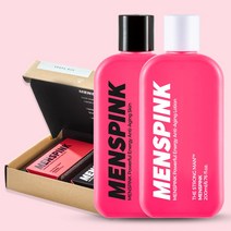 맨즈핑크 파워풀 에너지 안티에이징 남자 스킨로션 남성 화장품 세트 미백 크림 200ml 2EA