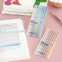 아이코닉 인덱스 롱 하이라이터 플래그 점착 테이프 스티키 메모지, 01가든