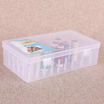 실패꽂이 실걸이 원목 바느질 실 보관 상자 개 스풀 보빈 운반 케이스 컨테이너 홀더, 없음