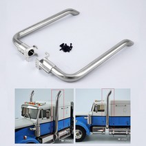 114 rc 트럭 lesu 금속 배기관 자동차 액세서리 원격 제어 tamiya king hauler 트랙터 트레일러 모델 th10209 smt3, 없음