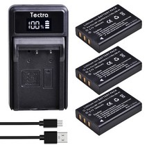 NP120 DL17 DB43 Fuji M603 줌 Pentax MX4 RICOH, 06 3 Battery 1 Charger
