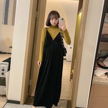 임산부출근룩 겨울 폴라 나시 원피스 세트 예쁜 직장맘옷 임부복 임신복 오피스룩 데일리룩