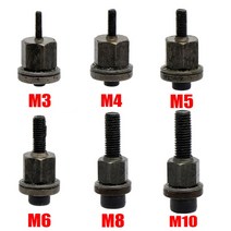 팝너트건 손 리벳 너트 도구 전기 드릴 설치 편리한 M3 M4 M5 M6 M8 M10 가정용, [09] 6pcs M3-10
