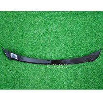 아우디 A6 C7 빅 스포일러 2011-18 ABS 소재 자동차 트렁크 브래지어 윙 테일 S6 액세서리 전용 장식, [02] Glossy black