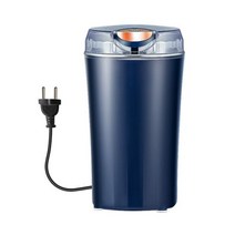 주방 액세서리용 소형 커피 그라인더 견과류 콩 곡물 밀 허브 스테인리스 스틸, Blue Plug Type EU, 1개