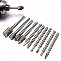 3mm 생크 드로잉 텅스텐 카바이드 밀링 커터 로터리 공구 버 더블 다이아몬드 컷 Dremel 금속 목재 전기 그라인딩, 01 as shown_01 10pcs