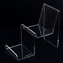 2단 투명 아크릴 핸드백 진열대 가방 스탠드 백화점 디스플레이 매장 플리 마켓 판매 매대 디피용 받침대 진열 장식 국내생산