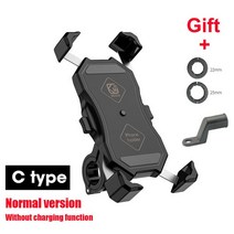 이케이 거치대 휴대폰 오토바이 스마트폰 배달대행 2023 방수 오토바이 휴대폰 홀더 15W Qi 무선 충전기 스, 01 NO Charging