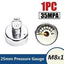 유량측정기 flowmeter manometer cylinder gauge 복합가스측정기 아르곤측정기pcp paintball scuba din 밸브 레귤레이터 펌프 27 27, m8s35mpa x 1pcs