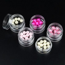 5단 투명 원형케이스 소형 원형투명케이스 수납케이, 단품, 단품