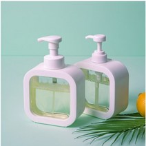 눌러 리필 공병 디스펜서 500ml 거품형 일반형 세제통 손세정제통 핸드워시통 주방세제디스펜서 샴푸디스펜서, No.02 공병 디스펜서 거품형