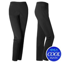 [신세계TV쇼핑]여성 밴딩 여름바지 아이스 슬림 스판 팬츠 SSG-WPT-0008-블랙