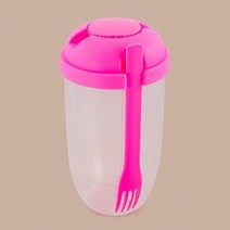 가족 커플 휴가 철 피크닉 세트 크리 에이 티브 신선한 샐러드 컵 소스 컨테이너 세트를 휴대용 피크닉 벤, 01 Pink_01 1000ml
