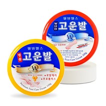 웰빙헬스 WHB고운발 명품고운발 1개 발각질제거 발크림, 명품고운발 110g