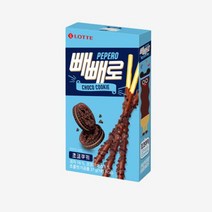 칠성 사무실간식 탕비실간식 롯데 초코쿠키 빼빼로 한박스 과자세트 간식추천 37G 40개, 1세트