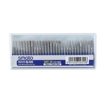 아이드휠 세트 30pcs 초경 비철 금형 연마 그라인더 날 생크 3mm, 1001787-아이드휠세트 (SMT-30)