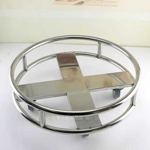 소쿠리 운반카 튀김 스텐운반구 이동식 랙 육수, 내경 42cm