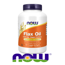 나우 식물성 비건 냉압착 flax seed 아미씨오일 오메가3 1000mg 120베지캡슐