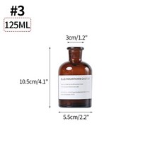 꽃병 화병 세라믹 오브제 도자기 모던 북유럽 동그란 유리 투명 수경 유리 병 꽃 장식, s8 유리 꽃병