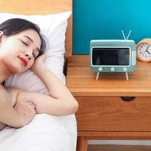감성 레트로 TV 티슈케이스 스마트폰 거치대 답례품 판촉물 기념품 행사선물 돌잔치 소량주문가능, 그린