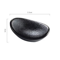 수저받침대 100 개 베개 모양 레트로 세라믹 젓가락 휴식 랙 숟가락 홀더 DIY 홈 테이블 펜, 2