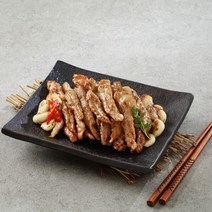 뼈없는 순살 닭목살 양념 구이 주물럭 매운 짜글이 대용량 닭내장 닭 특수부위 세세리 냉동 국내산 모가지 부산물 부속, 단짠 데리야끼 닭목살 구이 500g