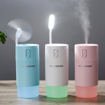 LLD-04 눈송이 미니가습기/LED/USB/초음파/차량용가습기/휴대용, 선택:핑크