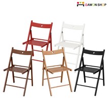 IKEA TERJE 원목 접이식 의자, 비치, 1개