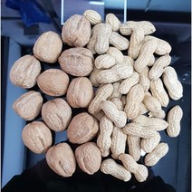 [대해푸드] 피땅콩 500g + 피호두 500g 지퍼백 세트 정월대보름 부럼 세트 껍질땅콩 껍질호두, 1개