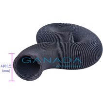 닥트호스5M 타포린 천후렉시블 천자바라 TP 주름관, 타포린(TP) 75mm, 1개