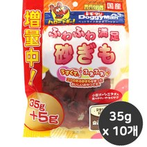 도기맨 강아지 간식 슬라이스 닭똥집 35g x 10개, 단품