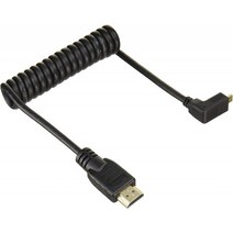 ATOMOS 아트 모스 L 자형 Micro to Full HDMI 케이블 칼 가공 30cm (45cm 연장 가능) ATOMCAB007