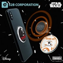 (S2B 스타워즈 메탈 컬러 카홀더 (송풍구 자석 거치대 BB-8 메탈/자석/거치대/스타워즈/컬러/카홀더/송풍구
