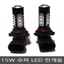 주닉스 (2개1세트)필립스 다이아몬드비젼 백색 차량 할로겐램프 전구 전조등 안개등 h1 h3 h4 h7 h8 880 881 9005 9006 hb3 hb4, 하이파워LED안개등(2개1세트)-H8