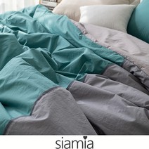 siamia 보니떼 오가닉순면 피그먼트 차렵이불 싱글 슈퍼싱글