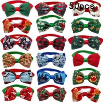 강아지 겨울 가을 옷 패딩 크리스마스 애완 동물 용품 소형견 개 Bowties 넥타이 눈사람 사슴 애완견 개를위한 미용 제품, 1.50pcs