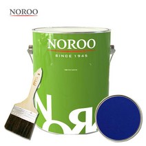 노루페인트 슈퍼에나멜 플러스 유성 에나멜 페인트 유광 4L 조색, 유광밝은남색