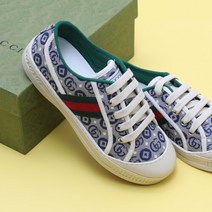 구찌 22FW 키즈 테니스 1977 로우탑 682230 U4G50 (BL)