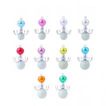 [오기몰] 쭈갑문 진주펄 야광 봉돌 애자 에자 앵글러스 쭈꾸미 봉돌 문어 낚시 왕눈이 에기, 크림, 8호