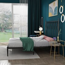 침대프레임 철제침대 골드프레임 북유럽풍침대 모던침대프레임 핀란드침대 벤치형침대 스칸디아침대, 1800mmx2000mm 옵션5