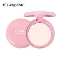 콤팩트 파우더 팩트 메이크업 매트 미스트 벨벳 컴팩트 페이스 루즈 모공 컨실러루즈 마감 미네랄 스무스 픽스, [01] Ivory white, 01 Ivory white