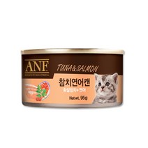 ANF 캣 참치&연어 치킨 순살 게맛살 95gX24캔 고양이간식, 1개, ANF 캣 참치연어캔(95gx24캔)