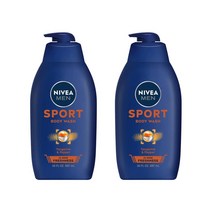 NIVEA MEN 스포츠 남성용 바디워시 펌프형 Men Sport Body Wash for Men with Revitalizing Minerals Men Body Wash 30