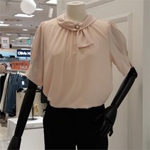 쏘시에 NC11 보타이 진주 블라우스 SOBL21635