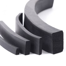 가스켓블랙 EPDM 고무 폼 씰링 스트립 사각 스폰지 개스킷 캐비닛 도어 씰용 3x3mm 4x4 8x8 10x10 12, 15 6x9mm_02 2 Meters