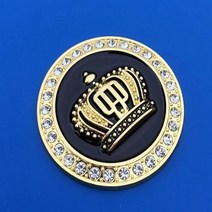 엠블럼 고뱃지 AI고 범용 3D 크라운 다이아몬드 골드 스티커 BMW 아우디 혼다 도요타 포드 오펠 임페리얼, 4.65CM