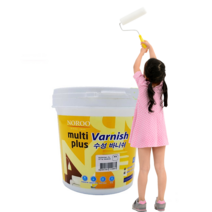 노루표멀티플러스 수성바니쉬 목재용 투명 유광 1L