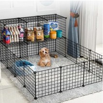 인하우스 조립식선반 애견울타리 수납정리함 철망