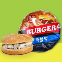 Instant Food Homemade Double Burger PC Room Frozen Hamburger 200g 10ea, 1, 본상품선택